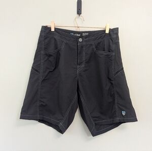 Kuhl Black Men's Hybrid Hiking Athletic‎ Athleisure Shorts